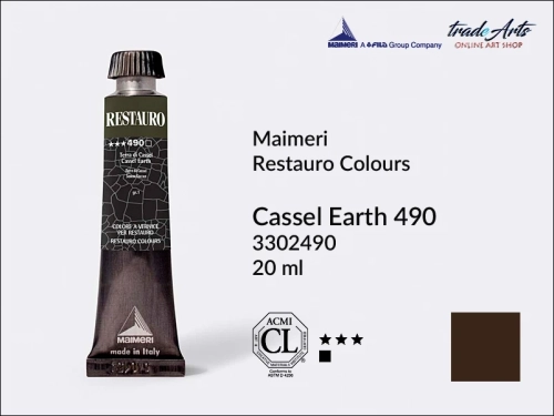 MAIMERI CLASSICO Ölfarbe Terra Cassel – 20 Ml Tube, Extrafeine Künstlerölfarbe, Buttrige Konsistenz, Hohe Lichtbeständigkeit