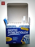 Kreda szkolna biała bezpyłowa Giotto Robercolor, opak. 100 szt.