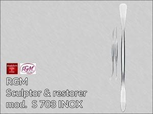 Nóż do rzeźby i prac konserwatorskich RGM ze stali INOX, mod. 703