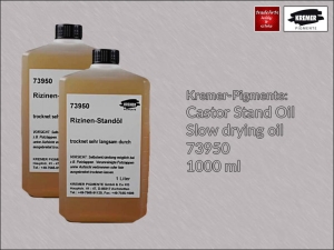Olej rycynowy wystały Kremer-Pigmente; but. 1000 ml