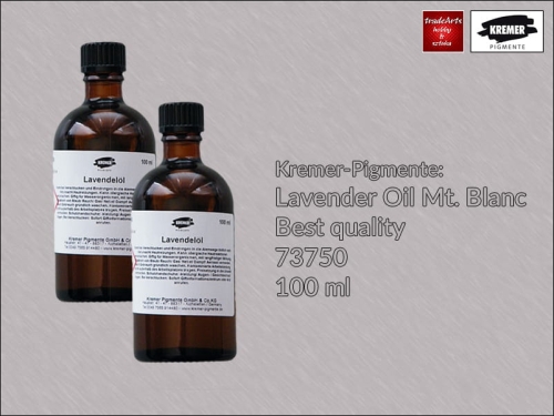 olejek lawendowy Mount Blanc Kremer-Pigmente, Kremer-Pigmente - olej lawendowy Mount Blanc, olejki, olej lawendowy, olejek lawendowy, tradearts, żywice, Lavender Oil, olej makowy, olej lniany, Kremer-Pigmente,