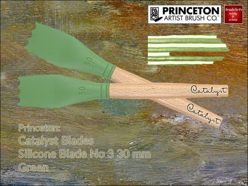 Princeton Catalyst Silicone Blade No 3 Green 30 mm.jpg