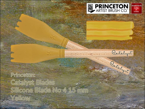 Princeton Catalyst Silicone Blade No 4 Yellow 15 mm.jpg