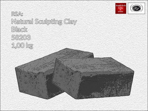 RSA Natural Sculpting Clay Black 58203  1 kg.jpg