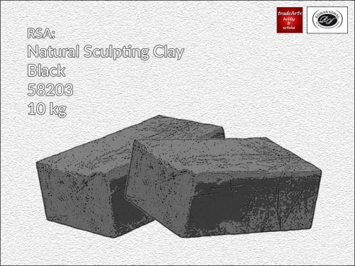 RSA Natural Sculpting Clay Black 58203  10 kg.jpg