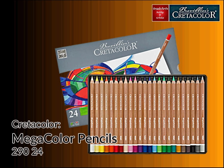 Cretacolor Megacolor Pencils 24  290 24.jpg