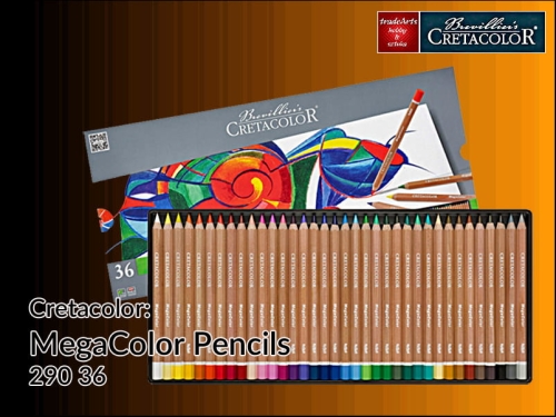 Cretacolor Megacolor Pencils 36  290 36.jpg