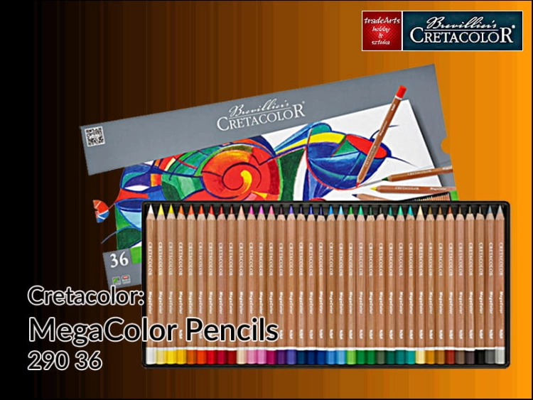 Cretacolor Megacolor Pencils 36  290 36.jpg