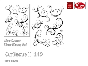 Stempel silikonowy przezroczysty Clearstamps Viva Decor, wzór 149: 'Esy i floresy 2'