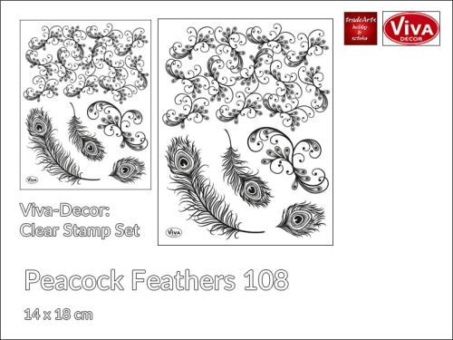 Viva Decor Clearstamp Peacock Feathers 108.jpg