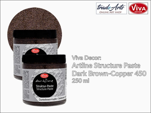 Viva Artline Structure Paste Dark Brown-Copper 450  250 ml.jpg