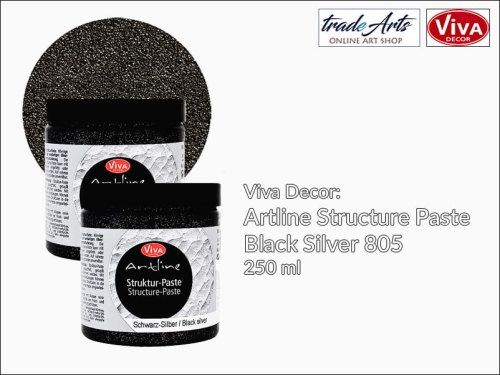 Viva Artline Structure Paste Black Silver 805  250 ml.jpg