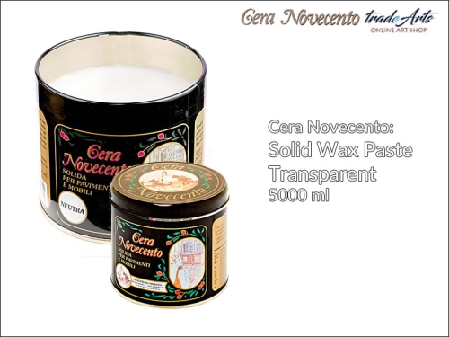 Cera Novecento Solid Wax Paste Transparent  5000 ml.jpg