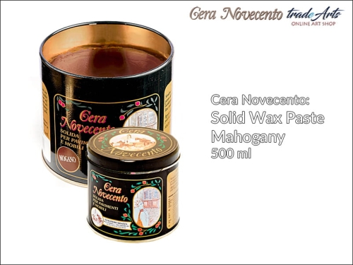 Cera Novecento Solid Wax Paste Mahogany  500 ml.jpg