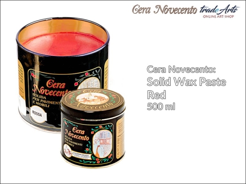 Cera Novecento Solid Wax Paste Red  500 ml.jpg
