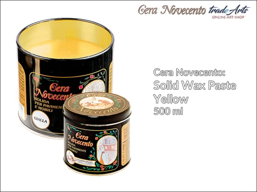 Cera Novecento Solid Wax Paste Yellow  500 ml.jpg