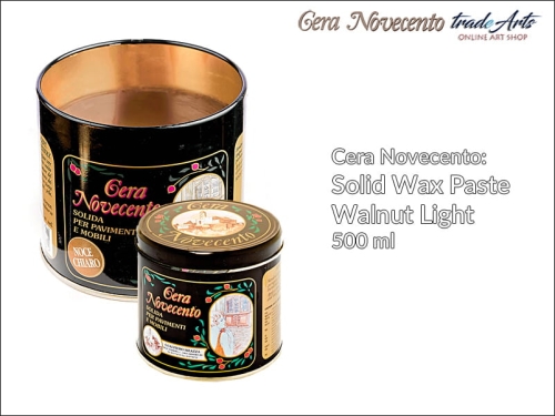 Cera Novecento Solid Wax Paste Walnut Light  500 ml.jpg