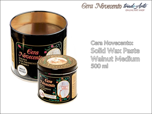 Cera Novecento Solid Wax Paste Walnut Medium  500 ml.jpg