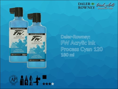 Daler-Rowney FW Acrylic Ink Process Cyan 120, 180 ml.jpg