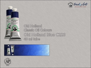 Farba olejna Old Holland Classic Oil Colours, kolor: Old Holland Blue C223, tuba 40 ml 