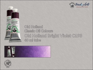Farba olejna Old Holland Classic Oil Colours, kolor: Old Holland Bright Violet C193, tuba 40 ml  