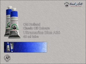 Farba olejna Old Holland Classic Oil Colours, kolor: Ultramarine Blue A36, tuba 40 ml 