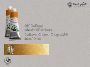 Farba olejna Old Holland Classic Oil Colours, kolor: Yellow Ochre Deep A54, tuba 40 ml 