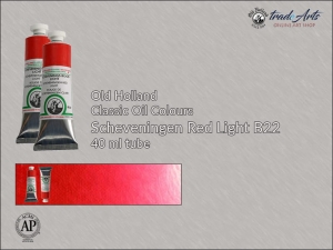Farba olejna Old Holland Classic Oil Colours, kolor: Scheveningen Red Light B22, tuba 40 ml   