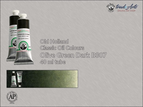 Old Holland COC Olive Green Dark B307  tuba 40 ml.jpg