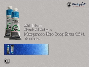 Farba olejna Old Holland Classic Oil Colours, kolor: Manganese Blue Deep Extra C241, tuba 40 ml 