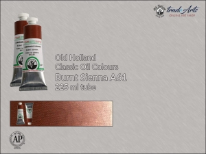 Farba olejna Old Holland Classic Oil Colours, kolor: Burnt Sienna A61, tuba 225 ml   