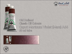 Farba olejna Old Holland Classic Oil Colours, kolor: Caput Mortuum Violet (Mars) A66, tuba 60 ml  