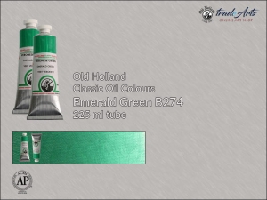 Farba olejna Old Holland Classic Oil Colours, kolor: Emerald Green B274, tuba 225 ml