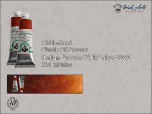 Farba olejna Old Holland Classic Oil Colours, kolor: Italian Brown Pink Lake B331, tuba 225 ml  
