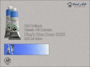 Farba olejna Old Holland Classic Oil Colours, kolor: King's Blue Deep B253, tuba 225 ml 