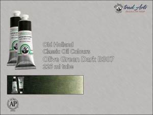 Farba olejna Old Holland Classic Oil Colours, kolor: Olive Green Dark B307, tuba 225 ml  