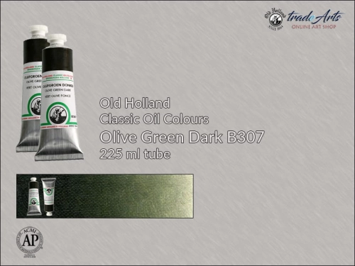 Old Holland COC Olive Green Dark B307  tuba 225 ml.jpg