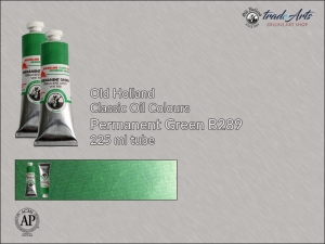 Farba olejna Old Holland Classic Oil Colours, kolor: Permanent Green B289, tuba 225 ml  