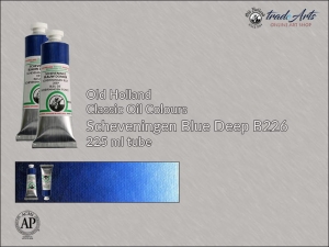 Farba olejna Old Holland Classic Oil Colours, kolor: Scheveningen Blue Deep B226, tuba 225 ml   