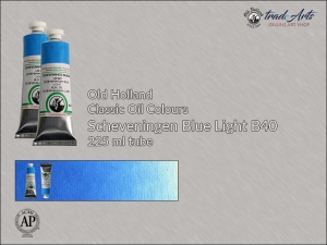 Farba olejna Old Holland Classic Oil Colours, kolor: Scheveningen Blue Light B40, tuba 225 ml   