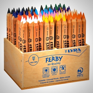 Kredki ołówkowe  Lyra Ferby Natura - opak. 96 szt.