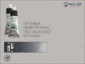 Farba olejna Old Holland Classic Oil Colours, kolor: Vine Black A367, tuba 225 ml  