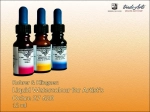 Farba akwarelowa w płynie Liquid Watercolour for Artist's Rohrer & Klingner,  kolor:  Ochre 620, opak. 12 ml 