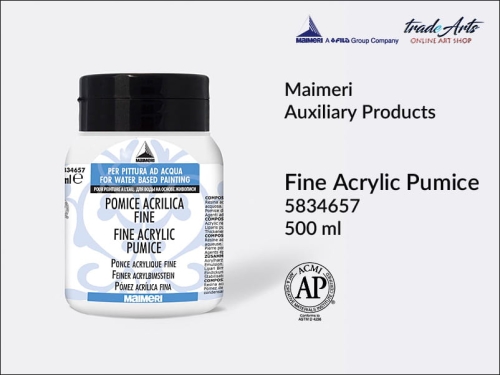 Maimeri Fine Acrylic Pumice pasta pumeksowa drobnoziarnista,  pasta pumeksowa drobnoziarnista Maimeri Fine Acrylic Pumice, pasta pumeksowa drobnoziarnista akrylowa Maimeri, pasty pumeksowe modelujące, pasta strukturalna pumeksowa,
