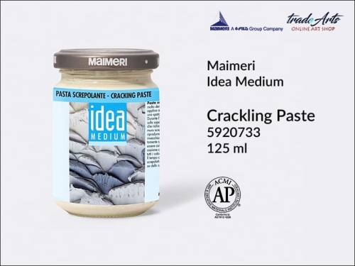 Pasta pękająca postarzająca733 Maimeri Idea Medium, Maimeri Idea Medium - pasta pękająca postarzająca 733, pasty modelujące, tradearts, decoupage,