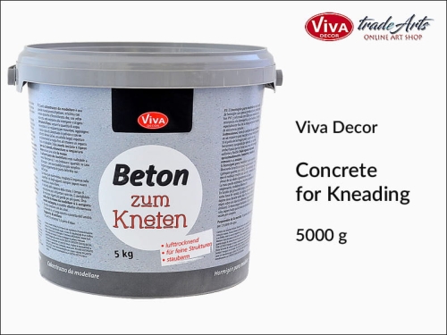 Beton plastyczny beton zum Kneten Viva Decor,
Viva Decor  beton plastyczny Beton zum Kneten, beton do ugniatania, beton kreatywny, masa plastyczna Viva Decor, masa odlewnicza Viva Decor, tradearts,