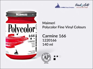 Farba akrylowo-winylowa Maimeri Polycolor Fine Vinyl Colours, kolor: Carmine 166, opak. 140 ml