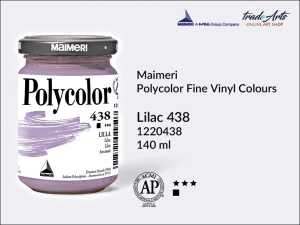 Farba akrylowo-winylowa Maimeri Polycolor Fine Vinyl Colours, kolor: Lilac 438, opak. 140 ml