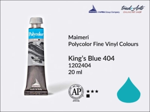 Farba akrylowo-winylowa Maimeri Polycolor Fine Vinyl Colours, kolor: King's Blue 404, tuba 20 ml
