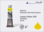 Farba akrylowo-winylowa Maimeri Polycolor Fine Vinyl Colours, kolor: Lemon Yellow 100, tuba 20 ml